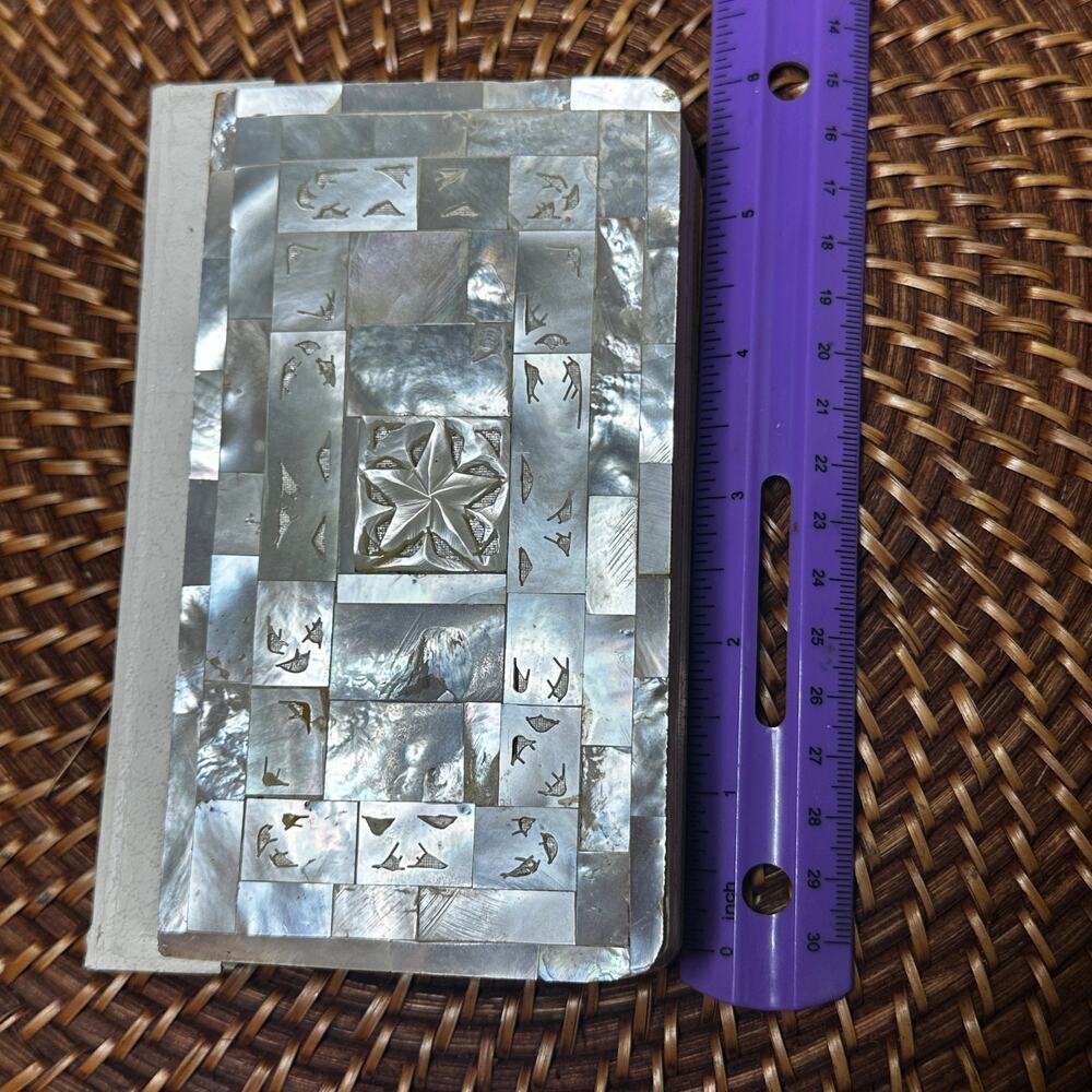 Vintage 1985 Mother-of-Pearl‎ Inlay Holy Bible – owned by Hon. Jim Wright - Picture 16 of 16